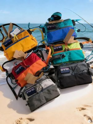 Nylon Fishing Crossbody Bag – Single Shoulder Outdoor Sports Pack