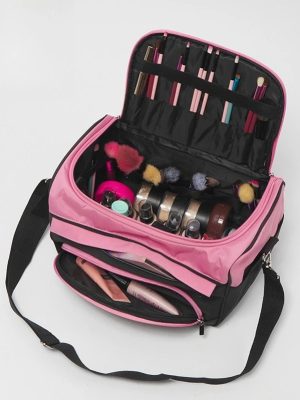 Professional Barber Scissor Bag – Hairdressing Tool & Makeup Storage Case with Shoulder Strap